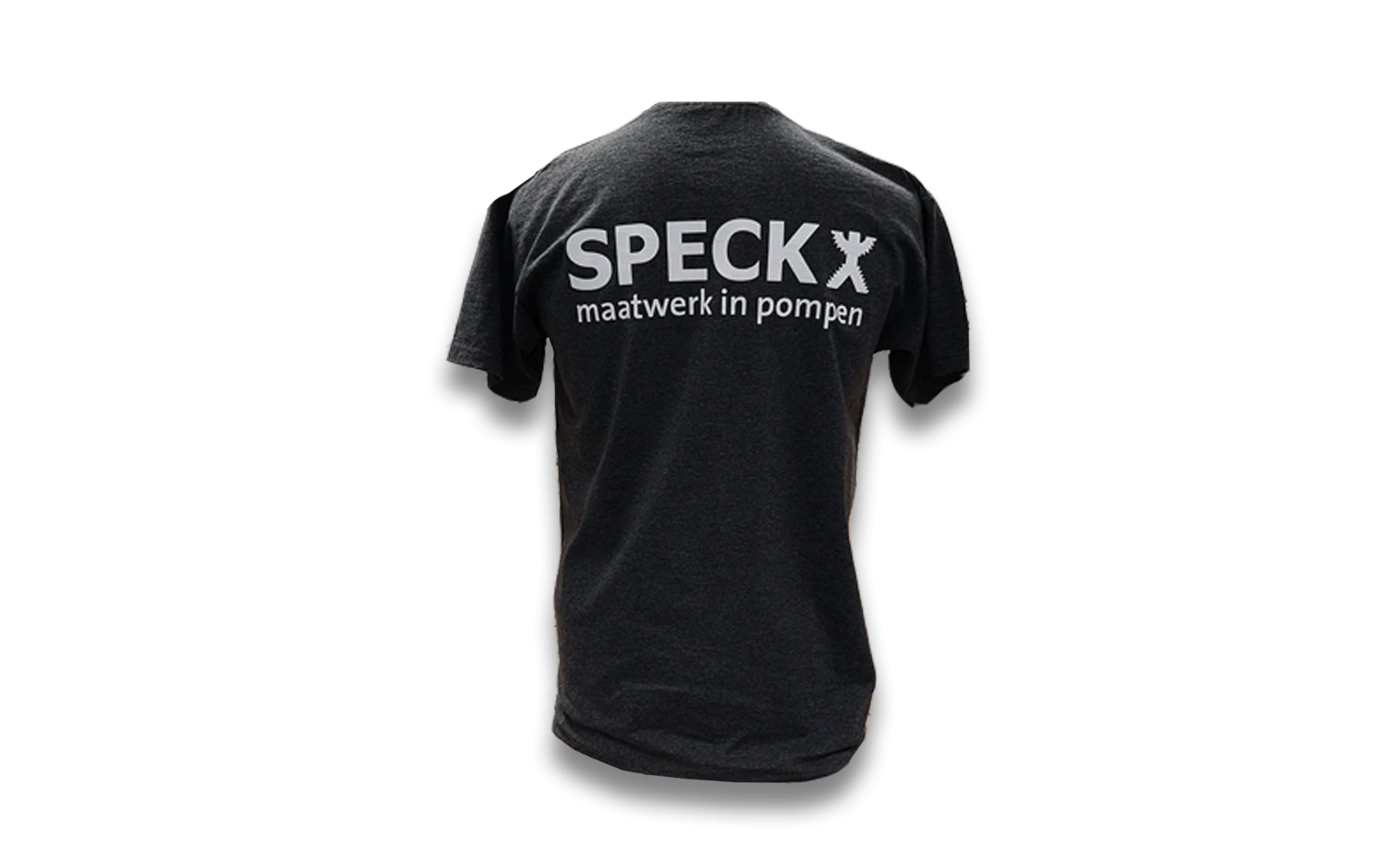 T Shirt Speck Pompen Achter